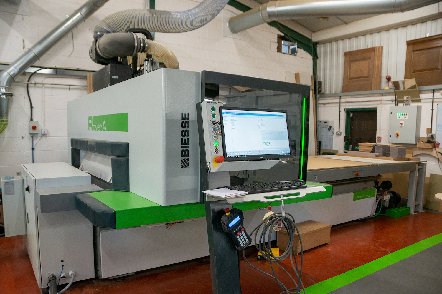 Image of Biesse CNC Machine in a workshop